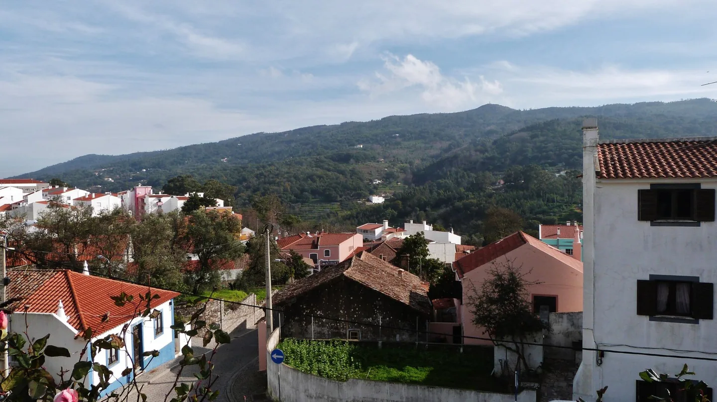 Het groene bergstadje Monchique in de Serra de Monchique